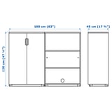 Illustration with measurements for the product: GALANT.