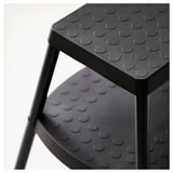HADDARP Step stool, 4-way black-grey