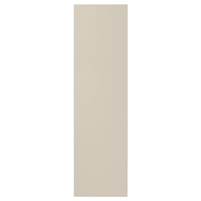 HAVSTORP beige panel, smooth, rectangular, modern design, 25-year guarantee.