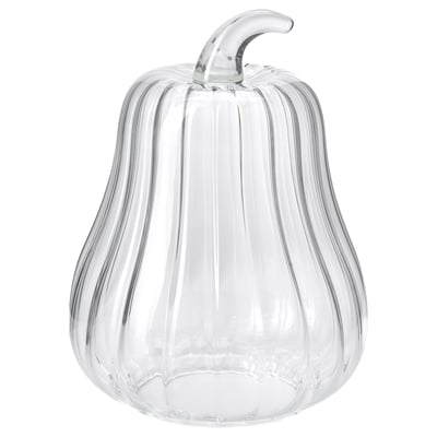 HÖSTAGILLE Glass dome, clear glass, 15 cm