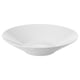 Option: IKEA 365+ white bowl, simple design, made of porcelain, shallow round shape.