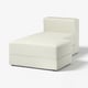 JÄTTEBO Chaise longue module, right, Axvall off-white