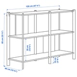Illustration with measurements for the product: JÄTTESTA.
