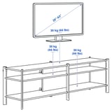 Illustration with measurements for the product: JÄTTESTA.