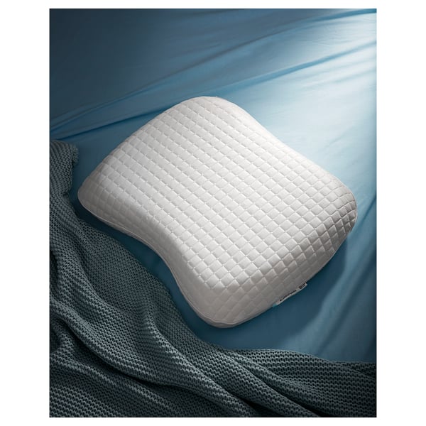 KLUBBSPORRE ergonomic pillow, side/back sleeper, 44x56 cm IKEA Belgium