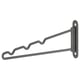 Grey KOMPLEMENT valet hanger, modern design for hanging clothes, mounts inside/outside.