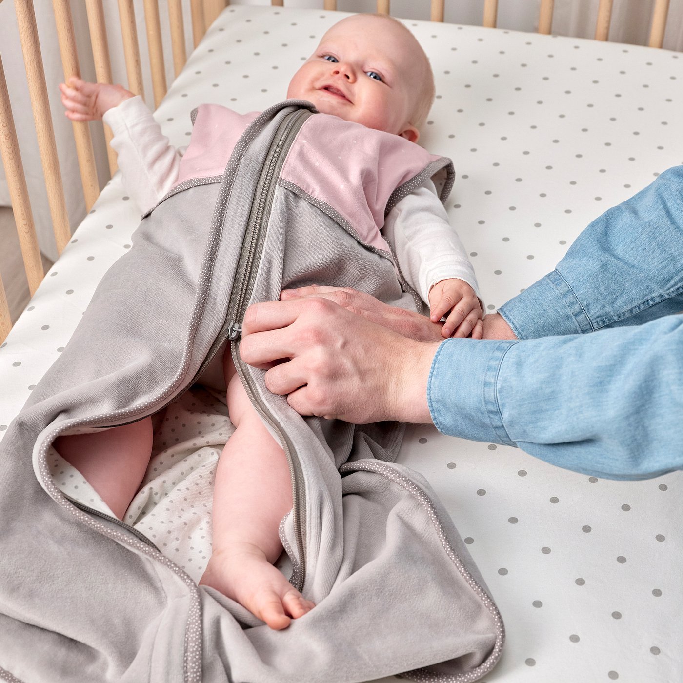 LEN sleep bag, pink, 6-18 months IKEA Belgium