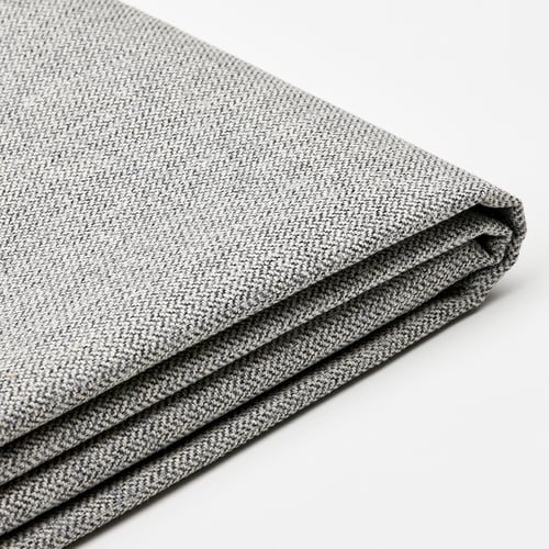 Folded grey fabric close-up, textured, appears soft and durable.