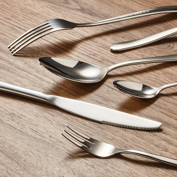 MARTORP 30-piece cutlery set, stainless steel