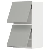 Modern grey kitchen cabinet, sleek doors, minimalist. This version maintains the key details while staying within the character limit.
