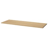 MITTZON desk shelf, light oak, rectangular, simple design.