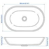Illustration with measurements for the product: OXMYREN.