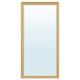 PINGSTSYREN mirror, gold, rectangular, pine frame, wall decor.