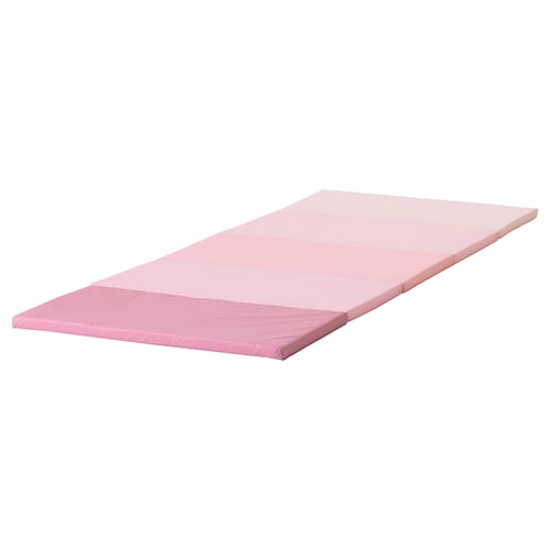 PLUFSIG Folding gym mat, pink, 78x185 cm IKEA Belgium