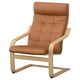 POÄNG Armchair, oak/Grann golden-brown