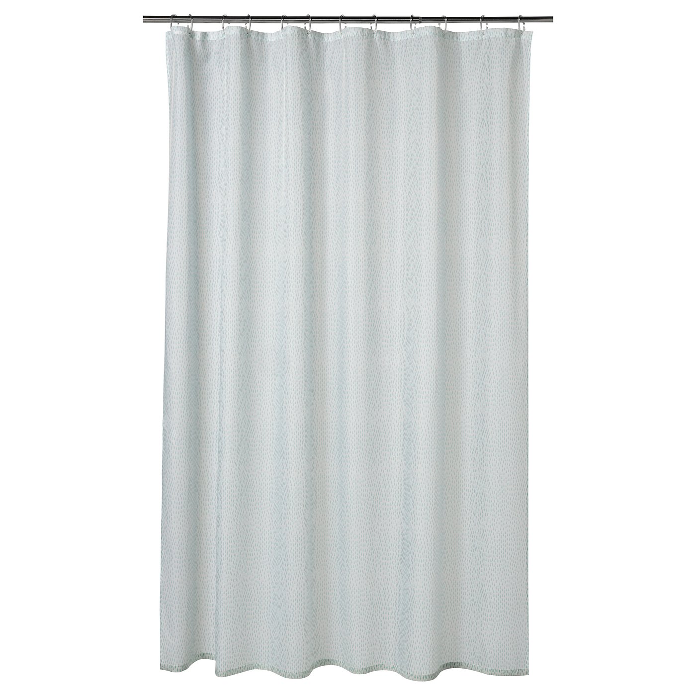 RÅNEÄLVEN shower curtain, white/turquoise, 180x200 cm IKEA Belgium