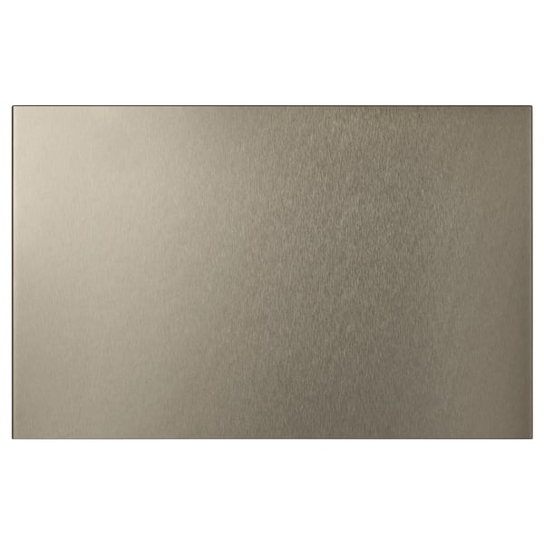 RIKSVIKEN light bronze metallic front panel, rectangular, sleek modern design.