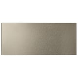 RIKSVIKEN light bronze metallic front panel, rectangular, sleek.