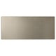 Option: RIKSVIKEN light bronze metallic front panel, rectangular, sleek.