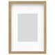 Option: Wooden RÖDALM photo frame, light brown. Modern design, versatile use, includes mount.