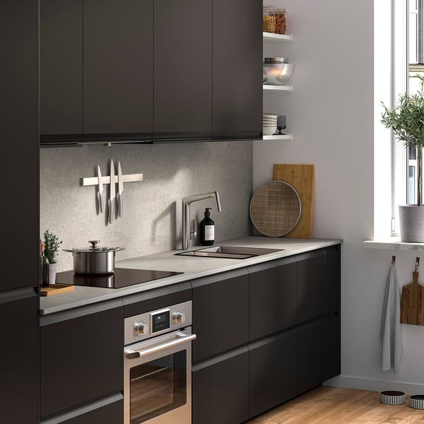 RUNSBÄCK Custom made wall panel, matt concrete effect/high pressure porcelain, 1 m²x1.2 cm