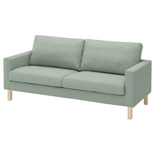 SALTSJÖBADEN Cover for 3-seat sofa, Gunnared light green