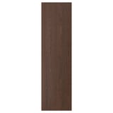 Dark brown wood panel, rectangular, sleek design. Made from oak veneer with modern, minimalist finish.