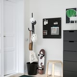SKÅDIS Pegboard combination, black, 56x56 cm