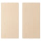 Two light-colored wooden panels, rectangular shape, smooth texture, birch veneer.