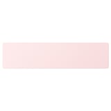 Pale pink rectangular drawer front, rounded edges, made of fibreboard. Part of ikeas SMÅSTAD collection.