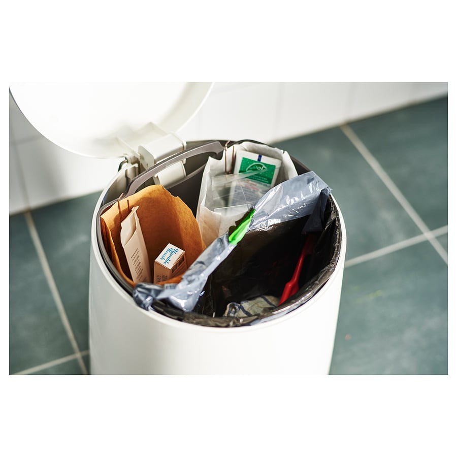 SNÄPP Pedal bin, white, 5 l IKEA Belgium