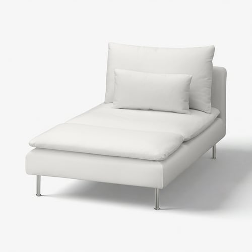 SÖDERHAMN Chaise longue, Blekinge white