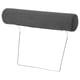 A black SÖRVALLEN headrest with a cylindrical shape and sleek chrome metal support.