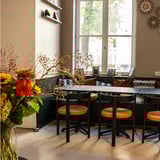 STENSELE Table, anthracite/anthracite, 70x70 cm