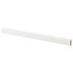 Option: White STENSUND acrylic fiberboard cabinet trim.