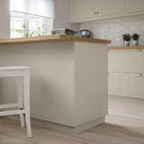 STENSUND cover panel in beige, fiberboard with acrylic paint, fits perfectly with cabinets, small yet functional.