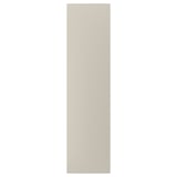 Beige STENSUND cover panel, stain-resistant, easy clean, fits doors & drawers, country feel.