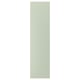 A vertical, rectangular green panel made of fibreboard and acrylic paint. Its a cover panel for STENSUND doors and drawer fronts.