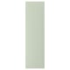 STENSUND door in green with grooved design, rectangular, made of fiberboard.