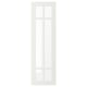 White STENSUND cabinet door with glass panels, sleek and modern design.