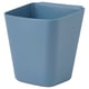 Option: A light blue SUNNERSTA plastic container, rectangular in shape with smooth edges, designed for organization and storage.