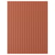 TERRSJÖ Cover panel, red-brown wave pattern, 62x80 cm