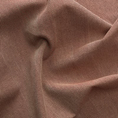 TIBAST room-darkening curtains, bronze, cotton, striped.