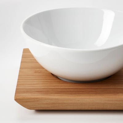 Bowl on tray