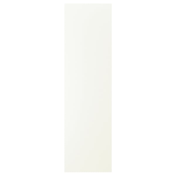 VALLSTENA: white cabinet door, smooth surface, upright rectangle, modern minimalist design, 25-year guarantee.