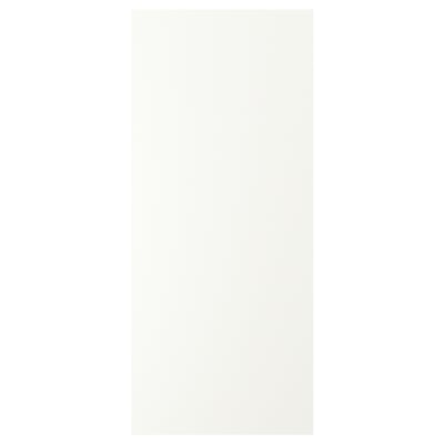 VALLSTENA white cabinet front, rectangular, smooth, modern design.