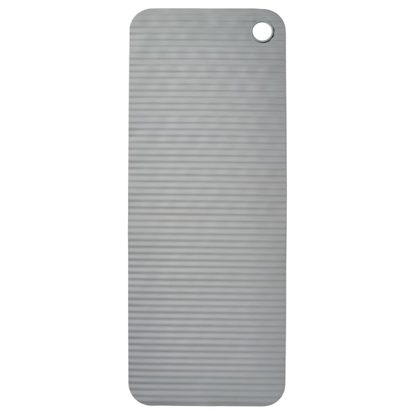 VALVATTNET gray mat, textured surface, suction cup, rectangular shape.