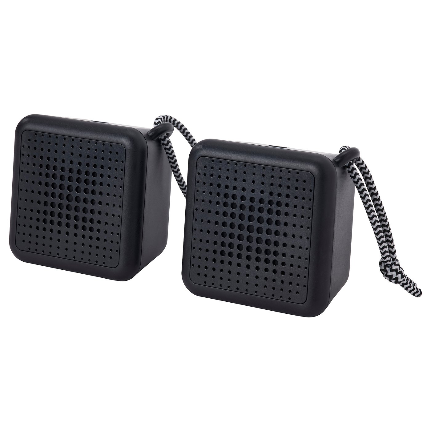 VAPPEBY bluetooth speakers, black/set of 2 waterproof IKEA Belgium