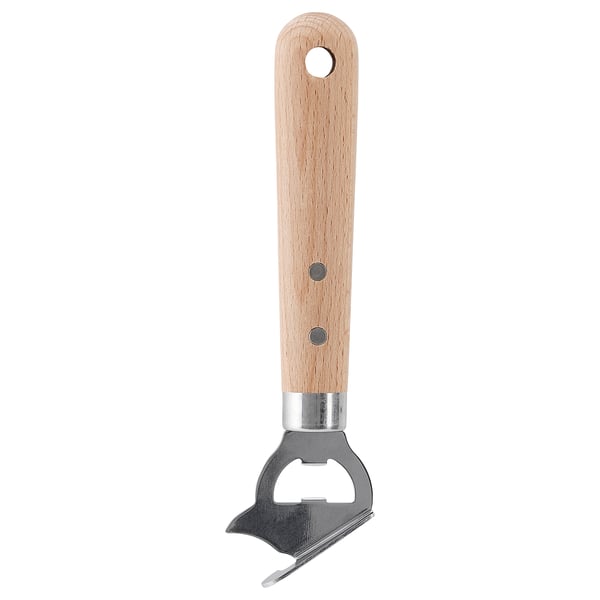 VARDAGEN dual bottle/can opener with wooden handle.