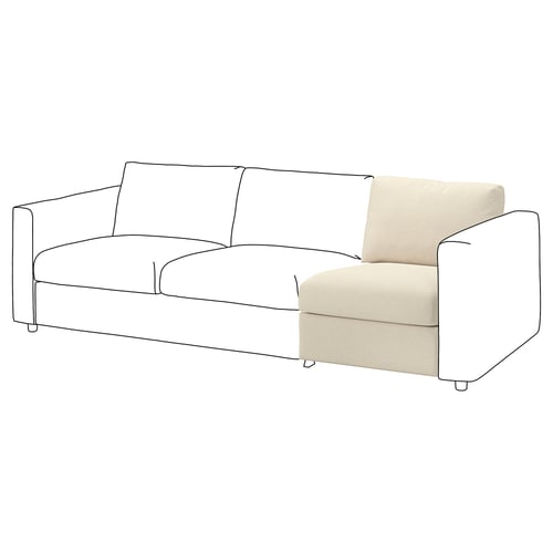 VIMLE 1-seat section, Knäbäck light beige